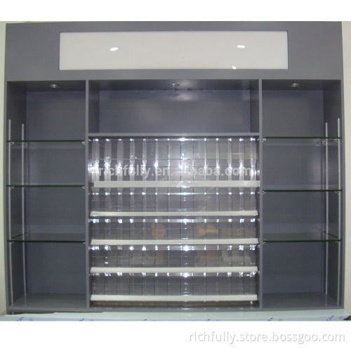 The Counter (Cabinet & checkout) for Convenient Store with cigarettes and wine